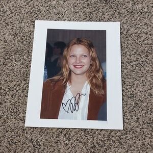 DREW BARRYMORE Hand Signed Autograph Photo